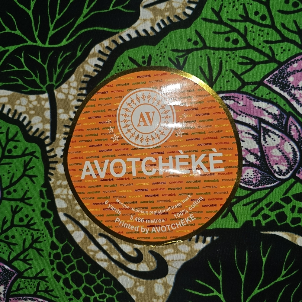 Green and Purple Fabric - Picture 3 of 10